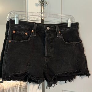 Levi’s Black Denim Shorts